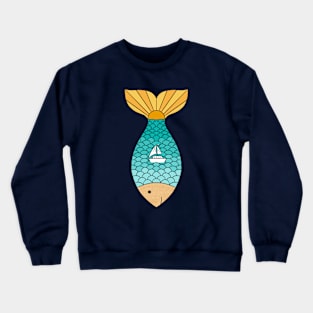 Nature ocean fish Crewneck Sweatshirt